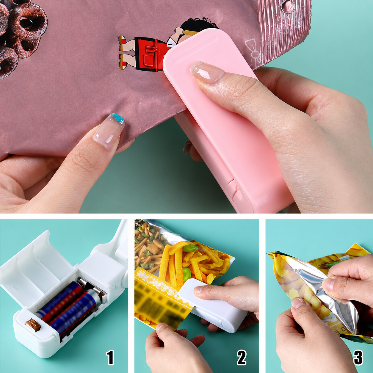 Mini Selladora Portatil Sellador